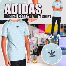 5中: Adidas #11303 中童短袖上衣 (粉藍色)