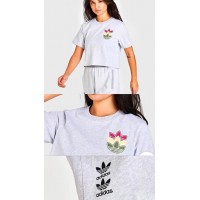 5底: Adidas #11319 女裝短袖上衣 (灰色)