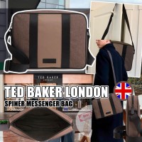 5底: Ted Baker #11356 Spiner 斜挎包 (啡色)