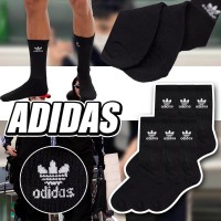 6底: Adidas #11698 男裝長襪 (6對裝-黑色)