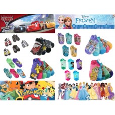 現貨: Disney 1套5對小童船襪 4-8T